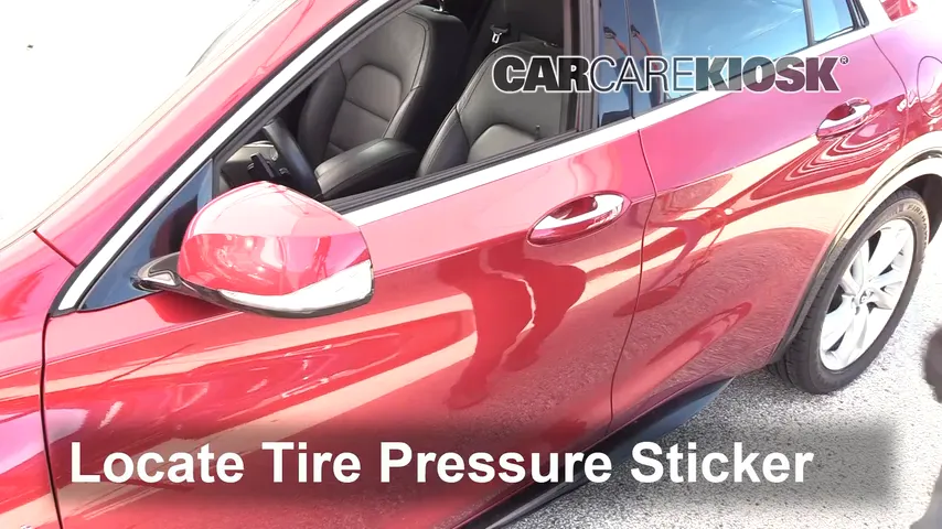 2017 Infiniti QX30 2.0L 4 Cyl. Turbo Tires & Wheels Check Tire Pressure